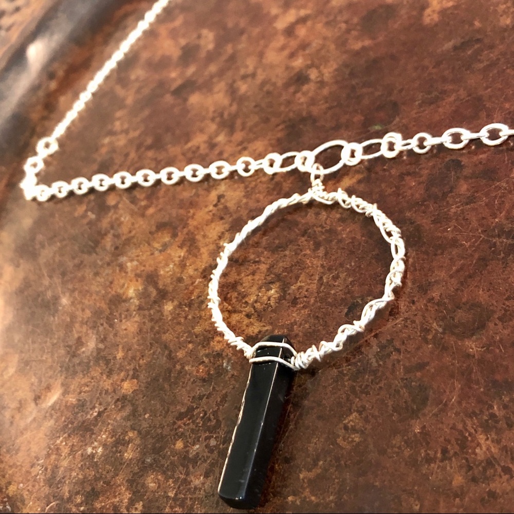 Black Agate Circle of Protection
